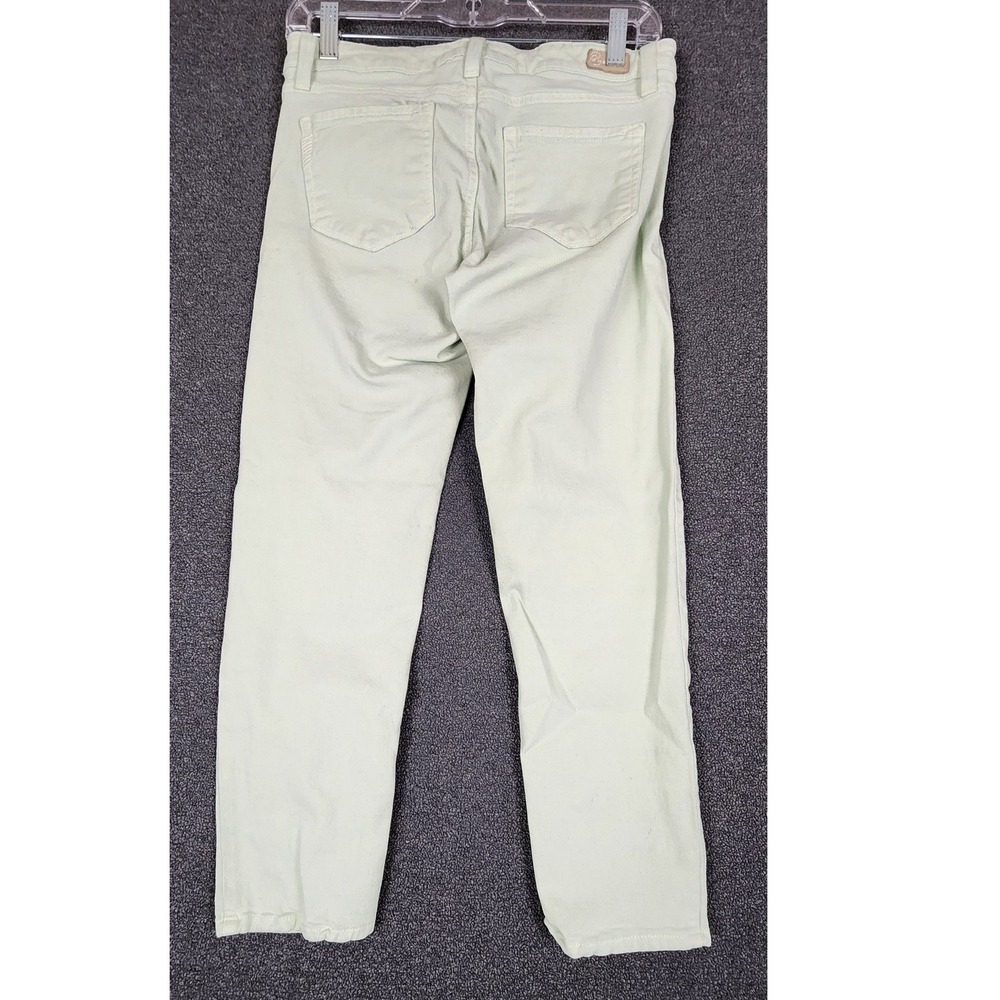 Paige Roxie Capri Womens Jeans Size 27 Pastel Green Denim Pants - Picture 4 of 11